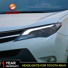 Чехол для автомобиля Toyata RAV4, фары- Toyata RAV4, светодиодные фары, светодиодные фары drl, фары для проектора H7 hid