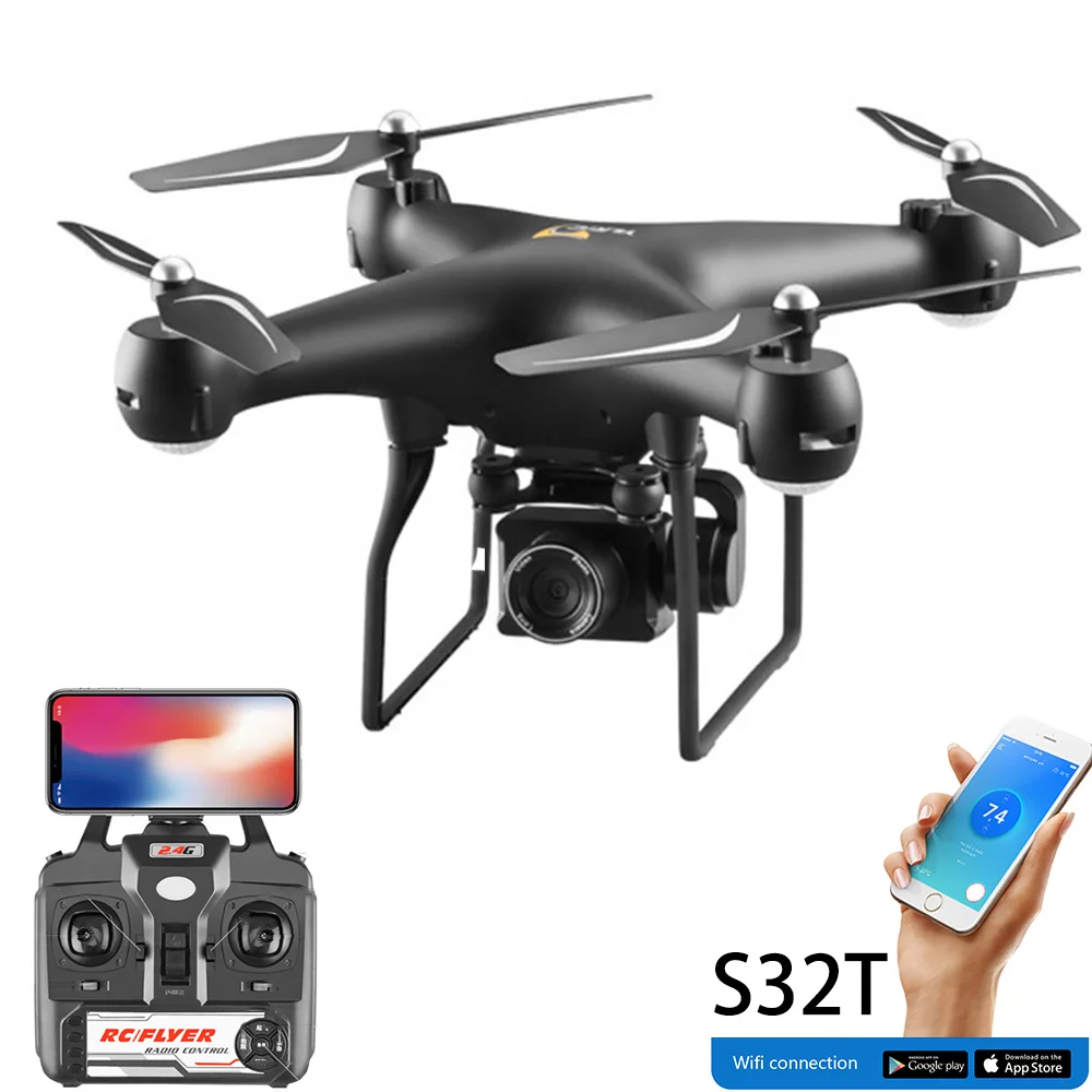 Дрон S32T VS SMRC M11 Поворотная камера HD Антенна Квадрокоптер wifi fpv RC вертолет с камерой