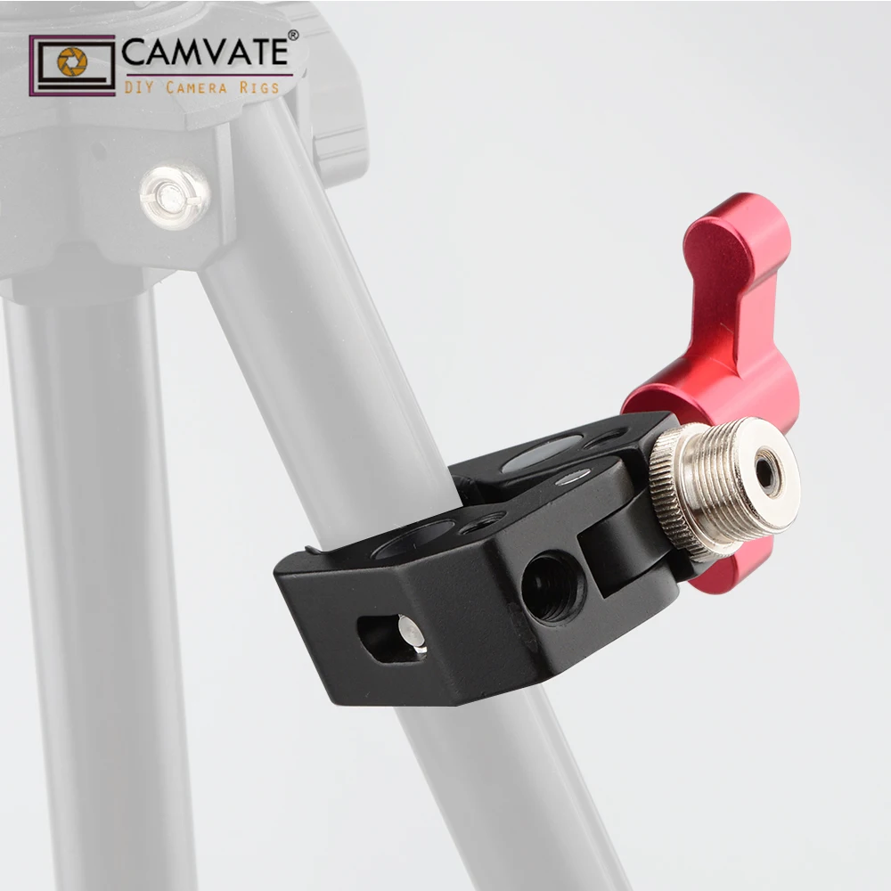 CAMVATE Супер Зажим краб плоскогубцы клип с 1/4 &quotдо 5/8&quot конверсионный винт (красная