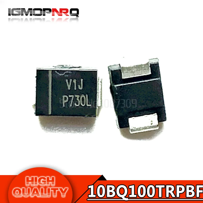 50pcs NEW 10BQ100TRPBF(V1J) Schottky diode 10BQ100 DO 214AA SMB-in ...