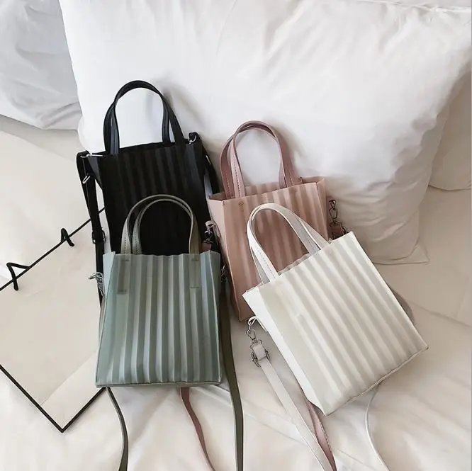 

2019 new cross-body bag with jelly stripe single-shoulder handbag 608