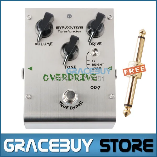 Biyang Effect OD-7 Overdrive 3 Mode Toggle Tone fancier True Bypass SS Case Electric Guitar Pedal Musical Instruments Biyang Effect OD-7 Overdrive 3 Mode Toggle Tone fancier True Bypass SS Case Electric Guitar Pedal Musical Instruments