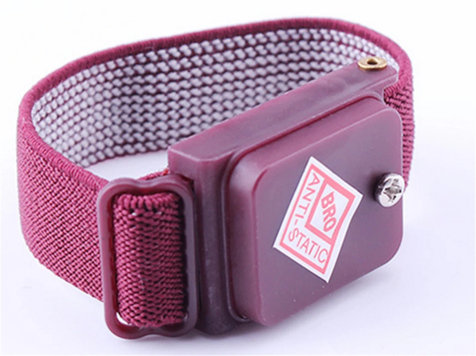 

Cordless Wireless Adjustable Anti Static Bracelet Electrostatic ESD Discharge Cable Wrist Band Strap Hand With Spare Wristband