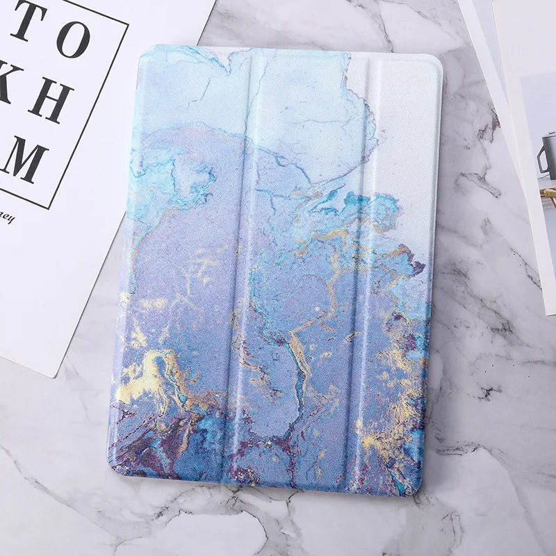 For iPad Air 1 2 Case Marble Pattern Silicon Cover for iPad 9.7 Pro 10.5 Mini 2/3/4/5 Air 10.5 Smart Funda A1893