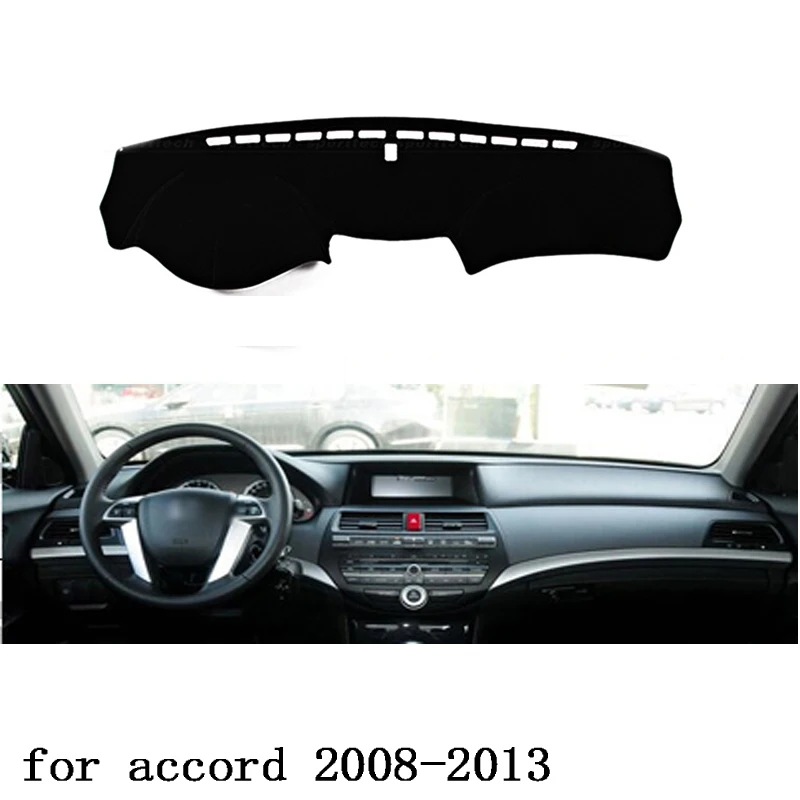 Для Honda Accord 8th 2008 2012 коврик для приборной панели Защитная Накладка на подушку