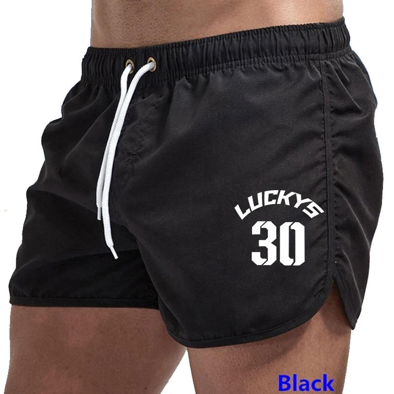 Number 30 Print Beach Shorts Quick-Drying Shorts Printed Shorts Swim Casual Fitness Shorts
