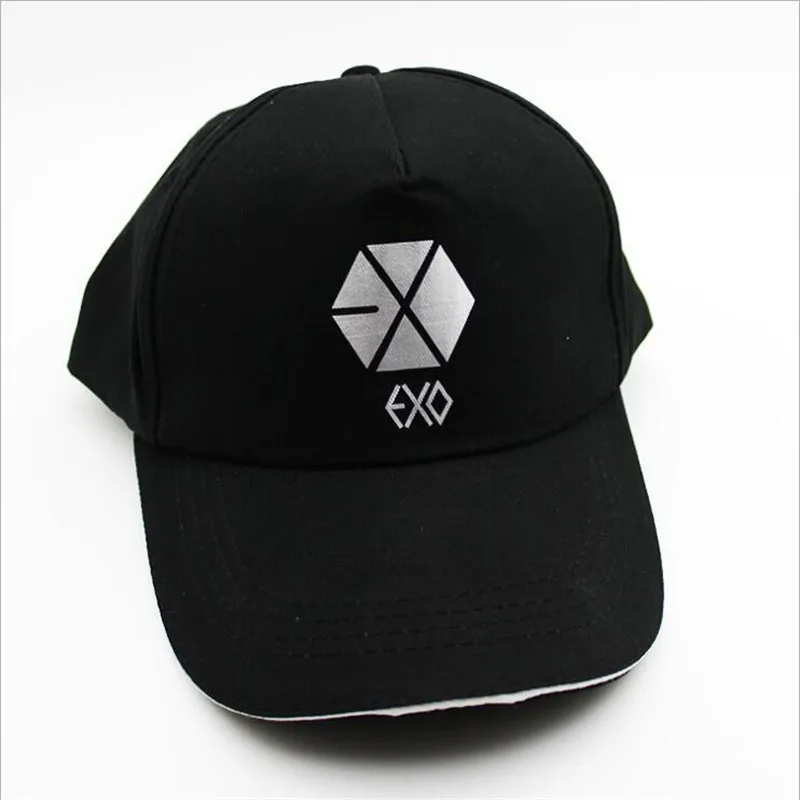 YOUPOP К-поп шляпа EXO от EXO планета альбом Новые модные классические черные Бейсбол Кепки хип-хоп Кепки Для мужчин Для женщин KPOP P1046
