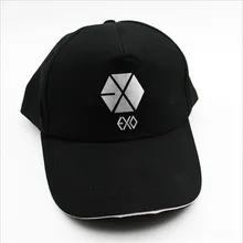 YOUPOP К-поп шляпа EXO от EXO планета альбом Новые модные классические черные Бейсбол Кепки хип-хоп Кепки Для мужчин Для женщин KPOP P1046