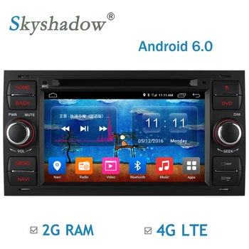 

C500 8 Core 2GB RAM 4G LTE 1024*600 Android 6.0 Car DVD Player For Ford Mondeo Focus Transit C-MAX GPS remote Bluetooth Radio