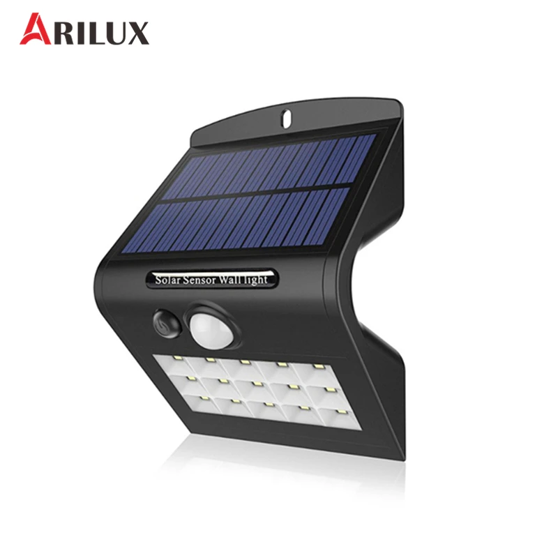 

ARILUX AL-SL18 Solar Lamp LED Light PIR Motion Sensor Contorl 15 Leds 2835SMD Street Lamps Waterproof Wall Garden Light