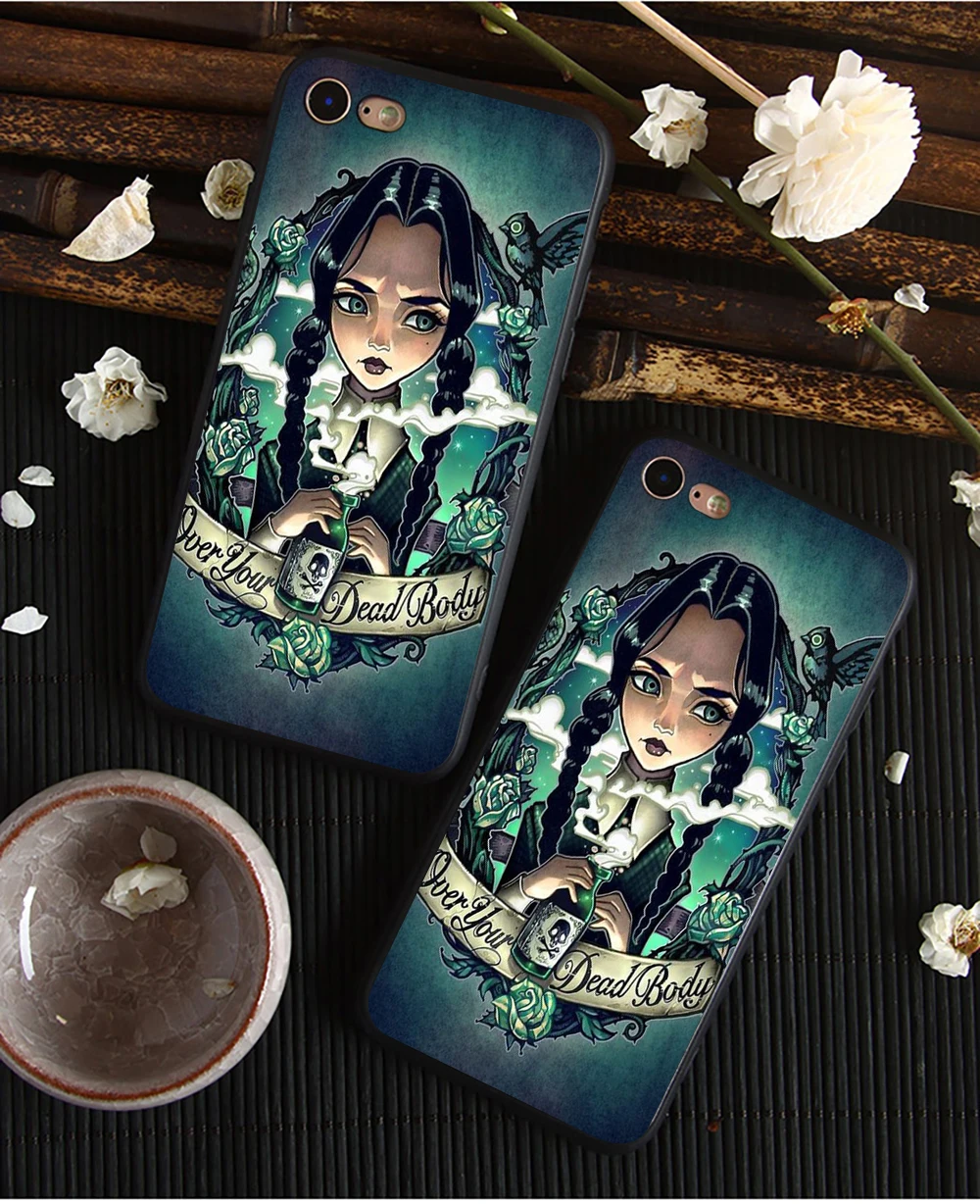 Weday Addams family чехол для телефона Apple iPhone 8 7 6 6S Plus X 5 5S 5C Мягкий Силиконовый Модный чехол - Цвет: 10131