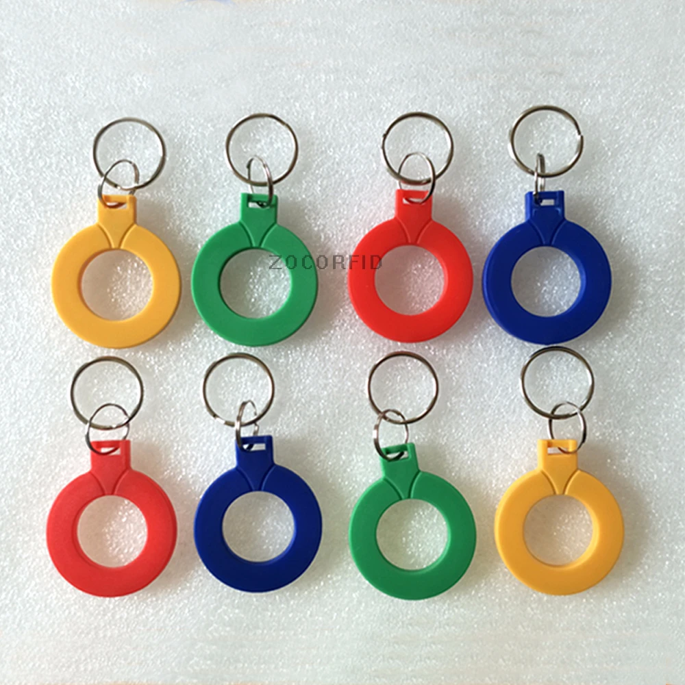 100 шт. 0 # RFID 125 кГц TK4100 EM4100 бесконтактные брелоки метки карта для контроля доступа