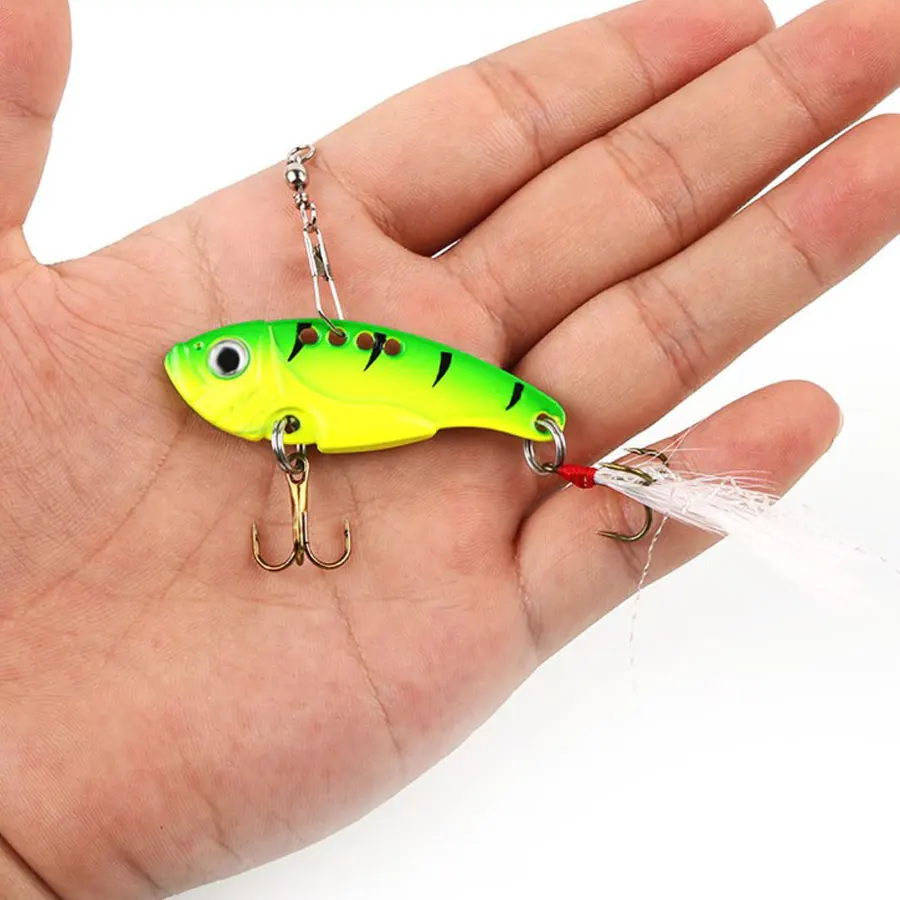 2 Stück Angelköder T-förmiger Schwanz 22g Swimbaits Kunstköder Crankbait