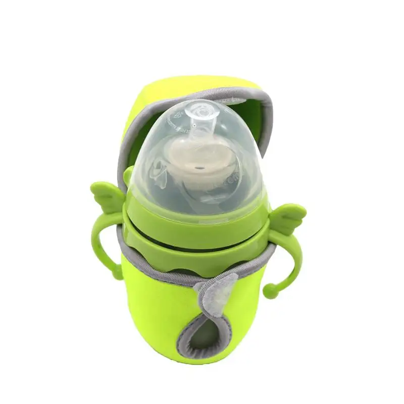 

Baby Feeding Bottle Insulation Cover Shatter-resistant Protective Cover Flannelette Feeding Bottle Thickened Heat Insulation