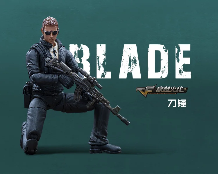 Экшн фигурки JOYTOY 1/18 фигурка солдата из CF Crossfire оборона лезвие и волк аниме модель