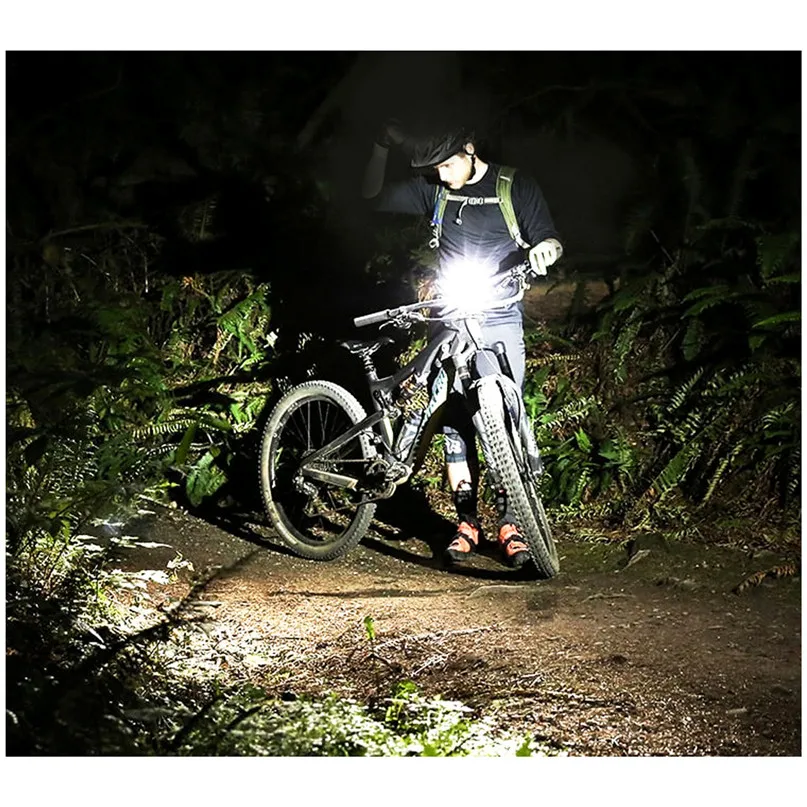 IP5 Waterproof Bicycle Front Light USB 4 Modes Rechargable Cycling Bike Lamp Bicycle Head Light Flashlight #2D19 (7)