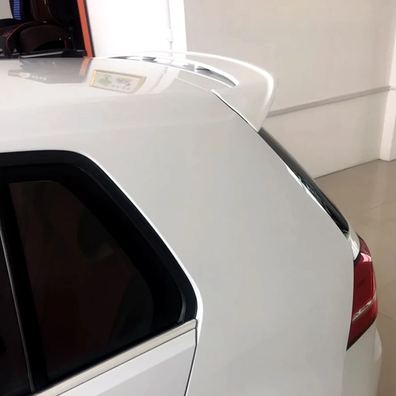 Автомобильные аксессуары ABS пластиковый Неокрашенный цвет задний багажник крыло для губ спойлер на крышу для Volkswagen VW Golf 7 спойлер