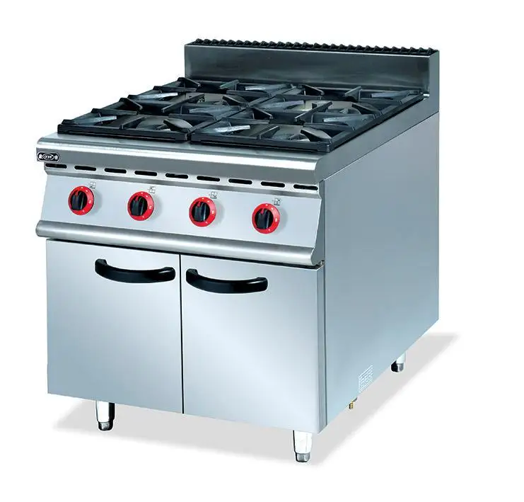 Handels Super Qualitat Edelstahl Gas 4 Brenner Bereich Mit Schrank