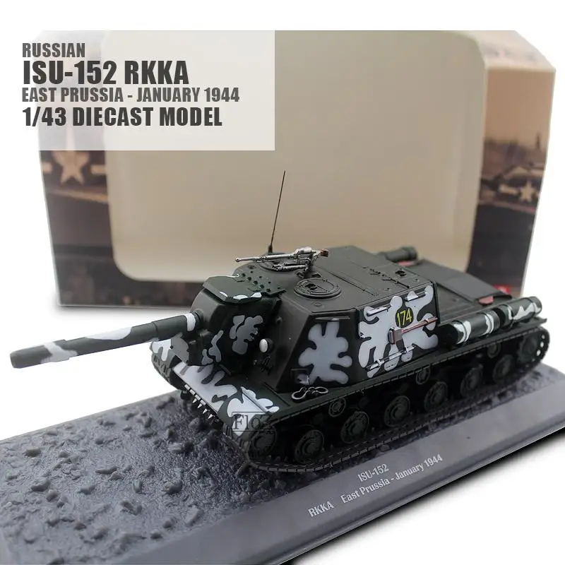 

RUSSIAN ISU-152 RKKA EAST PRUSSIA - JANUARY 1944 1/43 DIECAST MODEL TANK IXO