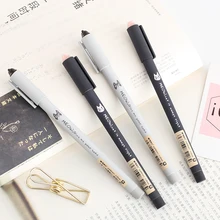 Mirui канцелярские гелевые ручки 0,35 мм Игла Типа Прямой жидкий черный углерод проверка ручки подписи ручка студента