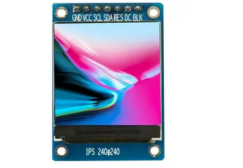 

50pcs 1.3 inch IPS HD TFT ST7789 Drive IC 240*240 SPI Communication 3.3V Voltage SPI Interface Full Color LCD OLED Display