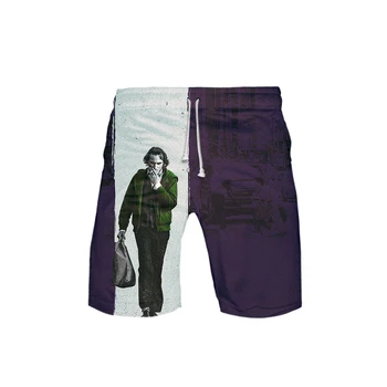 

Men's 3D Joker Board Shorts Trunks Summer New Quick Dry cool summer Beach Shorts Men Hip Hop Short Pants Beach Wear