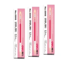 Гелевые, Дели чернила гелевая ручка 0,5 мм 110*5,5 мм весна головной пресс ручка черный, красный, синий для заправки зажигалок 60 шт./лот 6906