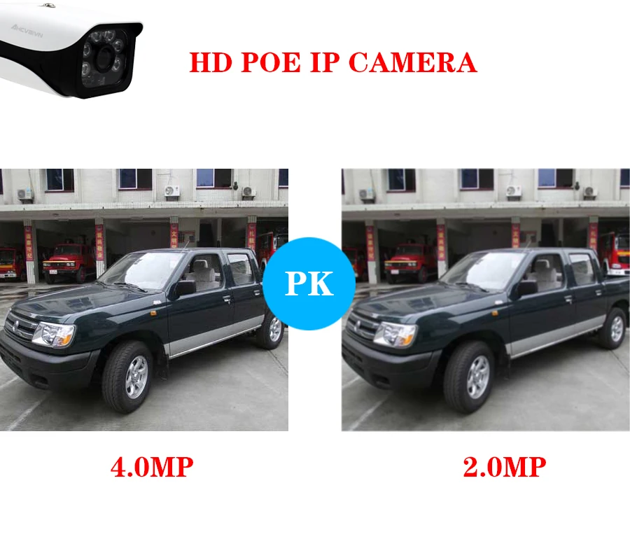 Камера видеонаблюдения HD 8 каналов 5 МП POE H.265 IP аудио водонепроницаемая для улицы
