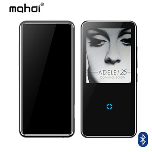 Mahdi M600 металлический Bluetooth спортивный MP3 плеер Портативный Аудио 16 Гб со встроенным динамиком fm-радио без потерь звук MP-3 HIFI плеер - Цвет: Black