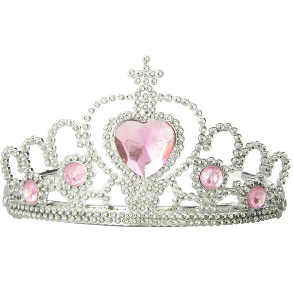 Children’s plastic crown toys love glass (8 Pack)|love glass|plastic