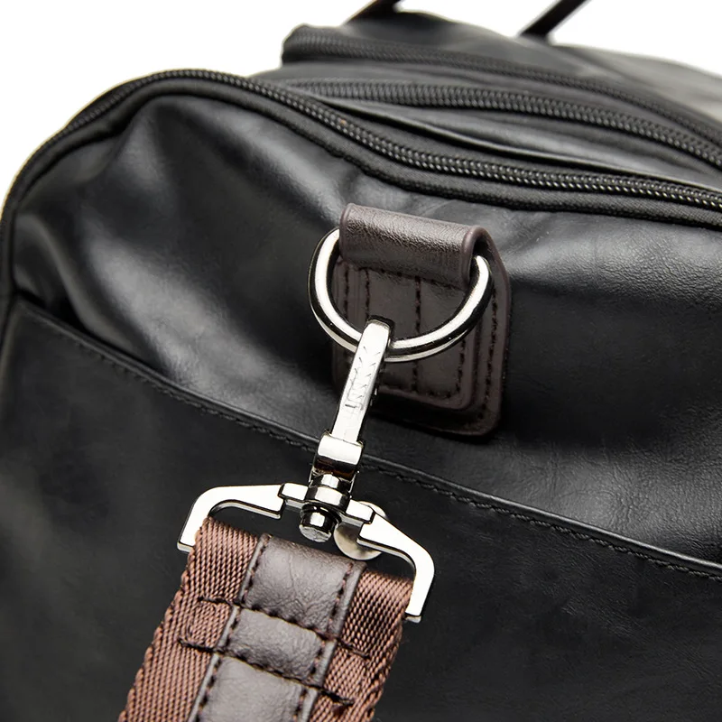 Водонепроницаемая кожаная дорожная сумка для мужчин, сумки, винтажные Дорожные Сумки из искусственной кожи, мужская сумка на выходные для Palaestra PT1211