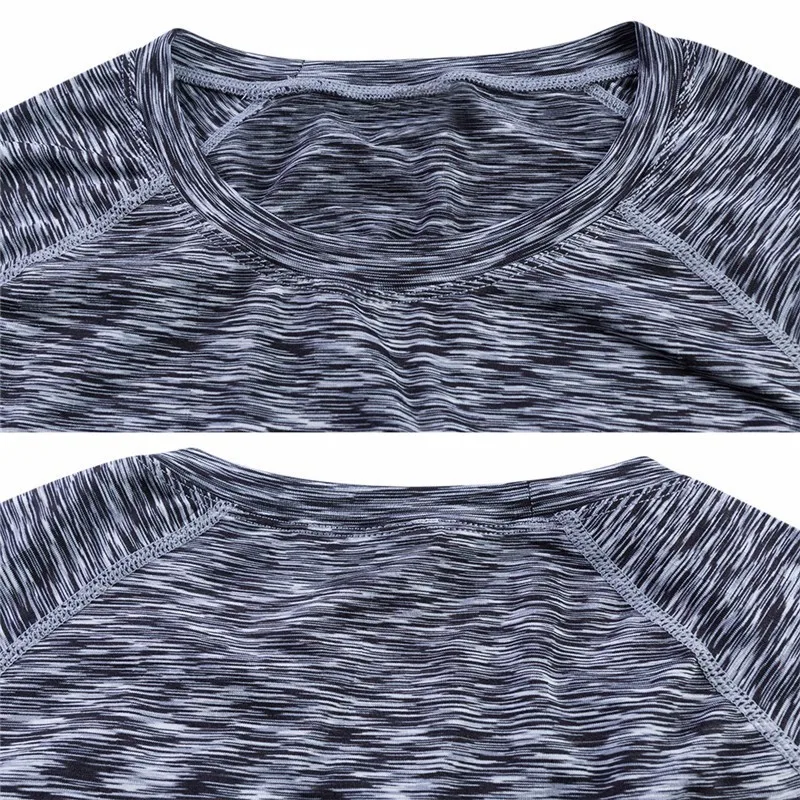 Спортивные Компрессионные колготки для йоги, Спортивная футболка для фитнеса, женские быстросохнущие тренировочные топы для бега, футболки с длинными рукавами, спортивная одежда для фитнеса