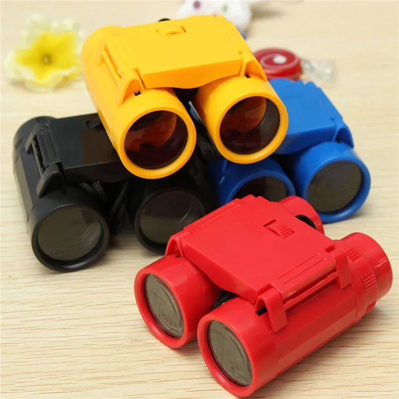 

1pc 2.5x26 Kid Children Magnification Toy Binocular Telescope + Neck Tie Strap Kids Boy Portable Gift Hunting Sports #86146