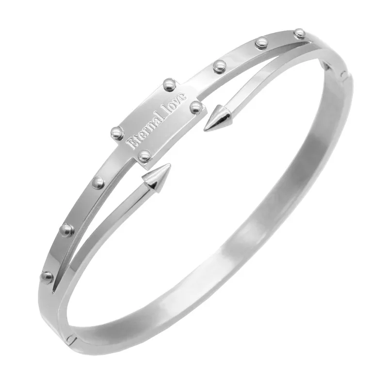 Женский браслет Pulseira золотые браслеты и из нержавеющей стали с винтом Женские