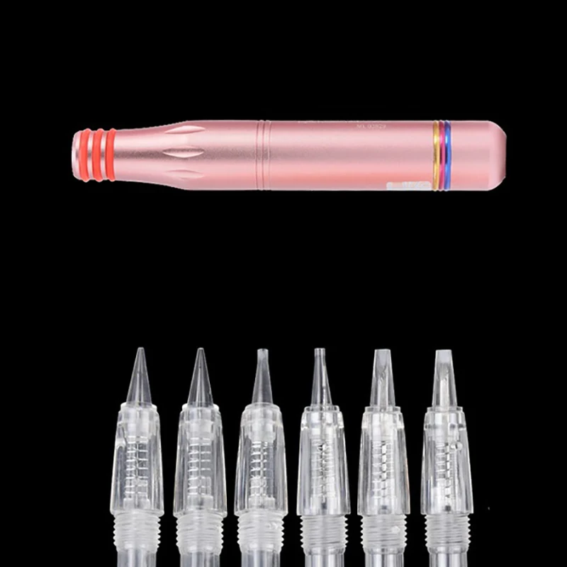 

50pcs 1R Tattoo cartridge Needles Disposable Sterilized for Permanent Makeup Needle Tip Eyebrow lip Micropigmentation Device pen