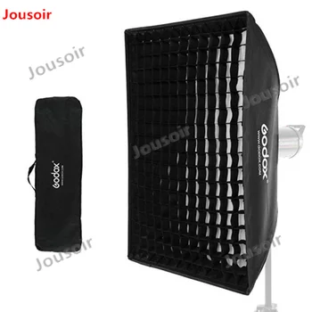 

2x Godox 32"x 47" 80x120cm Honeycomb Grid Softbox soft box with Bowens Mount for Studio Strobe Flash Light CD50