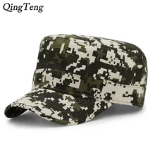 Цифровая камуфляжная кепка, кепка, камуфляжная кепка для мужчин, плоская кепка, пустая простая камуфляжная кепка, армейская уличная бейсболка, бейсболка в стиле хип-хоп для мужчин