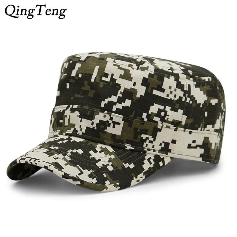 

Digital Camo Cap Casquette Camouflage Hats For Men Flat Cap Blank Plain Camo Hats Army Outdoor Baseball Cap Snapback Hip Hop Men