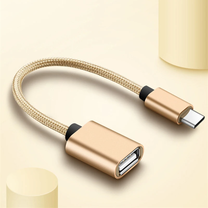 Type C USB 15 см Мужской OTG type-c Женский адаптер Шнур для huawei mate 20 pro micro usb адаптер планшет для samsung s8 смартфон