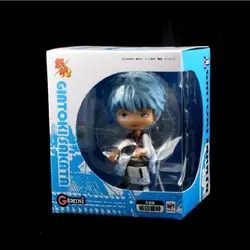 Япония Аниме Серебряная Душа Gintama Q-версия Juguetes DIY Саката Gintoki Figma ПВХ фигурку Brinquedos Модель Дети Игрушечные лошадки кукла