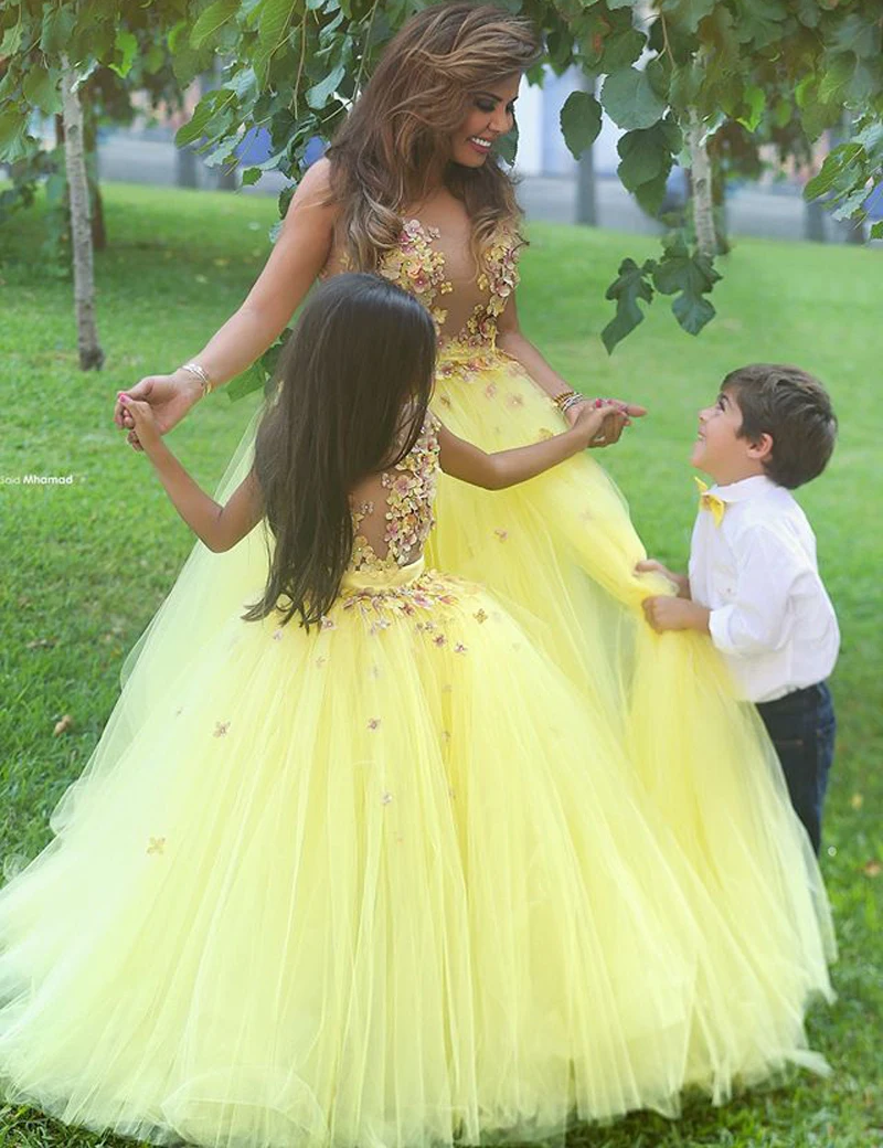 yellow ball gown cheap