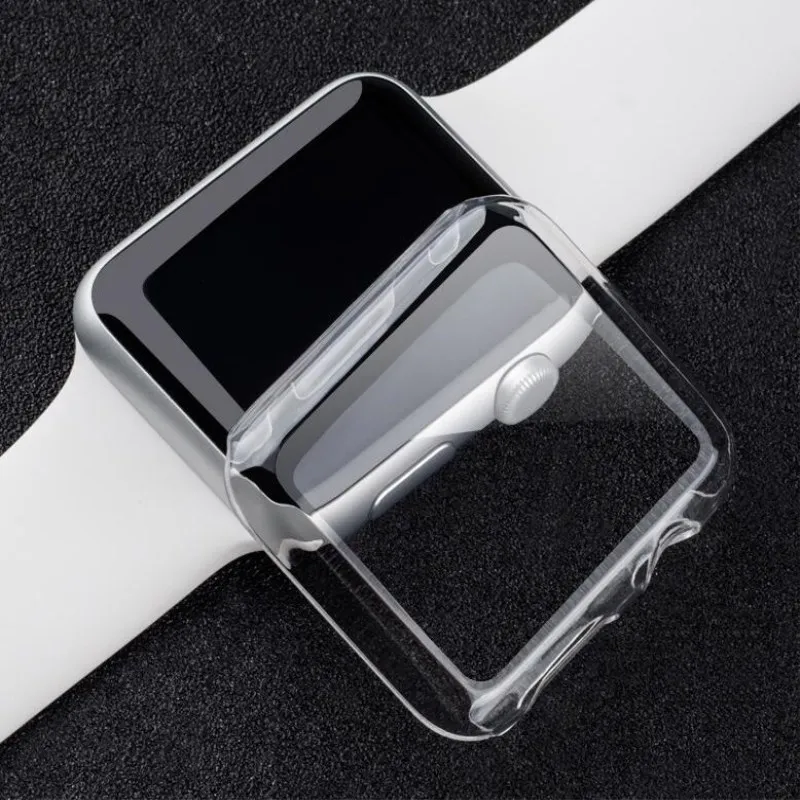 Для Apple Watch Series 3 2 1 для 38 мм/42 мм роскошный Кристальный ультра тонкий жесткий ПК