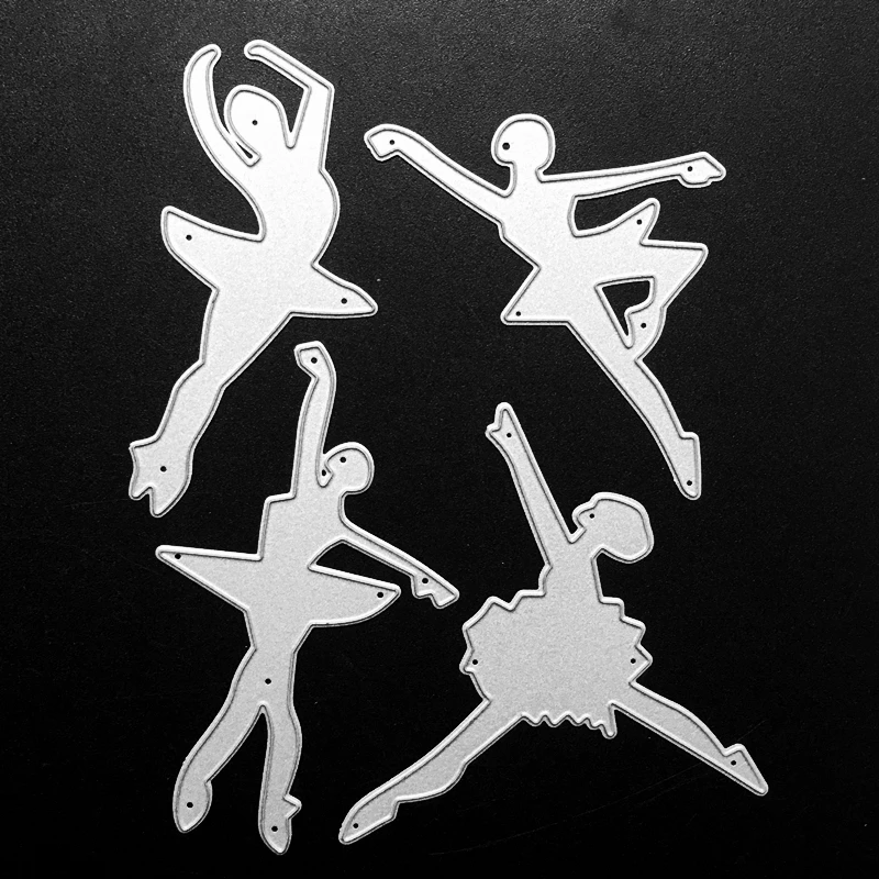 

SCD865 Dancing Girls Metal Cutting Dies For Scrapbooking Stencils DIY Album Cards Decoration Embossing Folder Die Cuts Tools New