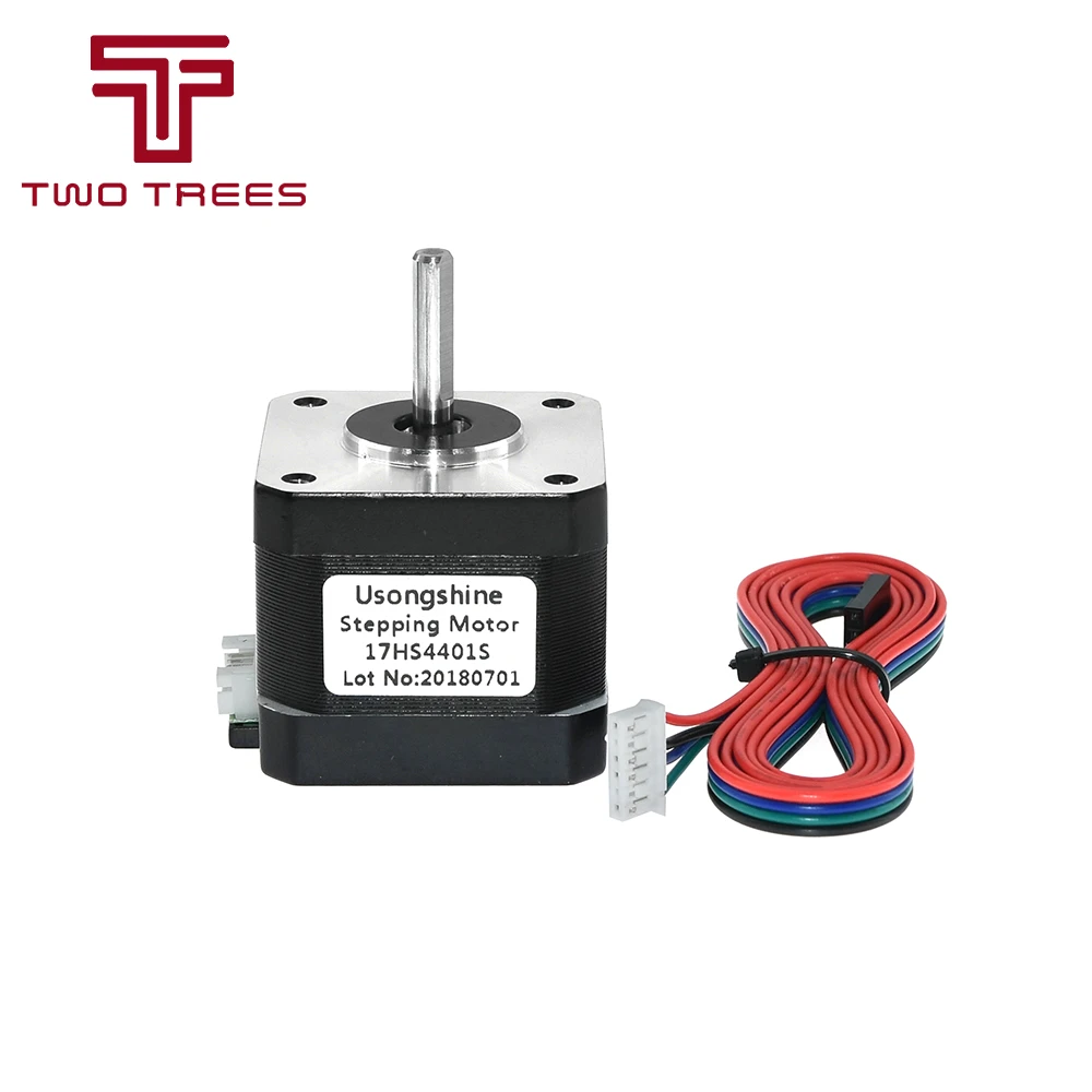 5pcslot. Free Shipping 3D printer 4-lead Nema17 Stepper Motor 42 motor Nema 17 motor 42BYGH 1.5A (17HS4401S) motor for CNC XYZ (3)