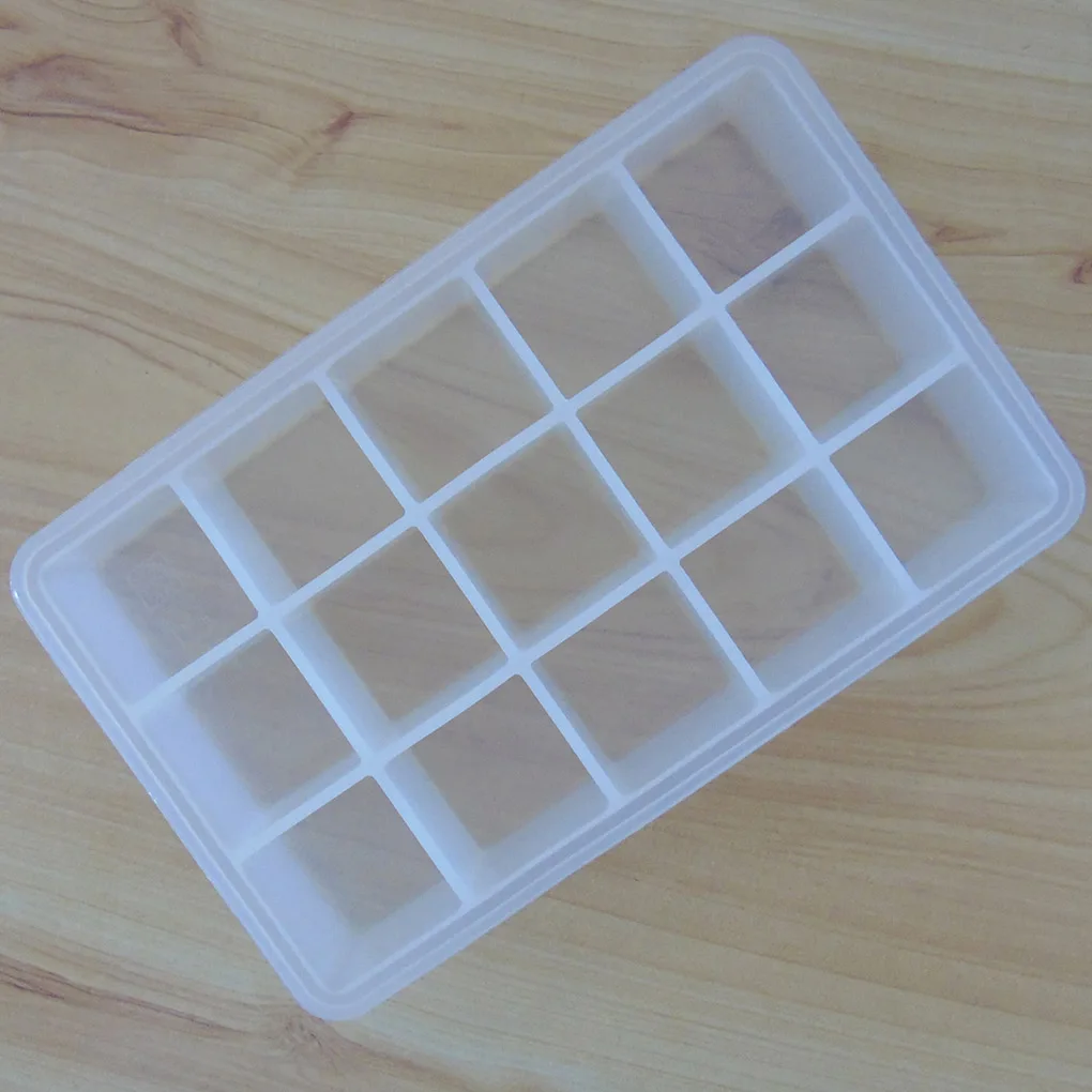 15 решеток квадратной формы ледяной кубик формы лоток силиконовые фрукты эскимо мороженое производитель для вина Кухня Бар