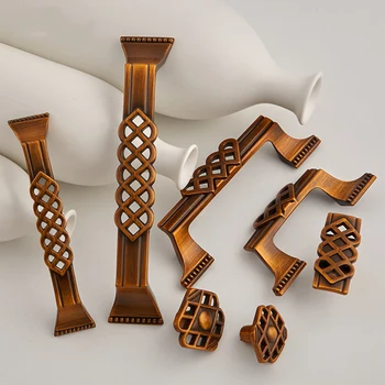 

Brand New 2PCS Furniture Handles European Style Zinc Alloy Drawer Wardrobe Cupboard Kitchen Cabinet Door Pulls Handles Knobs