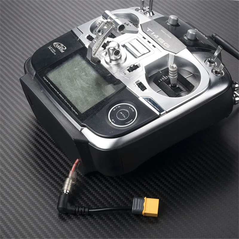 XT60 Male Plug DC 5.5mm2.5mm20mm Male Adapter for FPV Lipo Battery Fatshark Goggles (2)