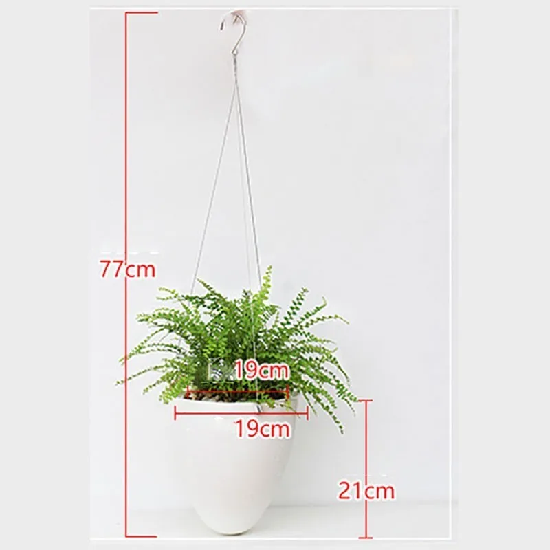 Preise Mini Weiß Faul Blumentopf Kunststoff Sukkulente Töpfe Wasser Hängen Töpfe Bewässerung Garten Töpfe Pflanz Hause Dekoration