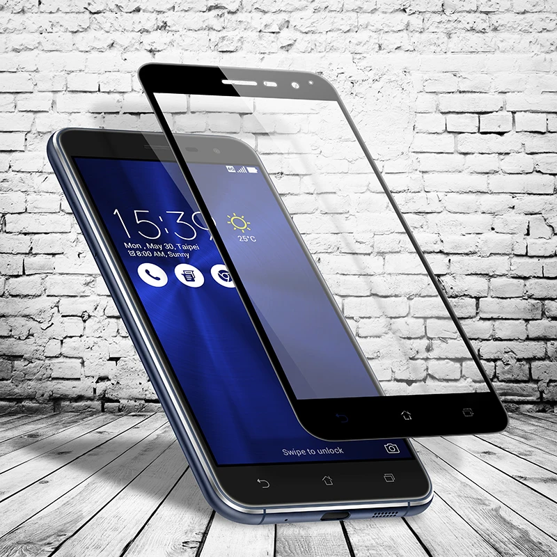 Цветное закаленное стекло полная защита экрана для Asus Zenfone 3 ZE520KL Max ZC520TL 4 Laser Live