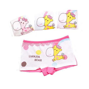 

20Pc/lot Clothing Accessories/ Fawn Pattern Underwear/ Pure Cotton Cartoon Girl's Boxer/ Children's Pants suit 2-10 years